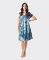 Orientique Dress Easy Fit Printed Cotton