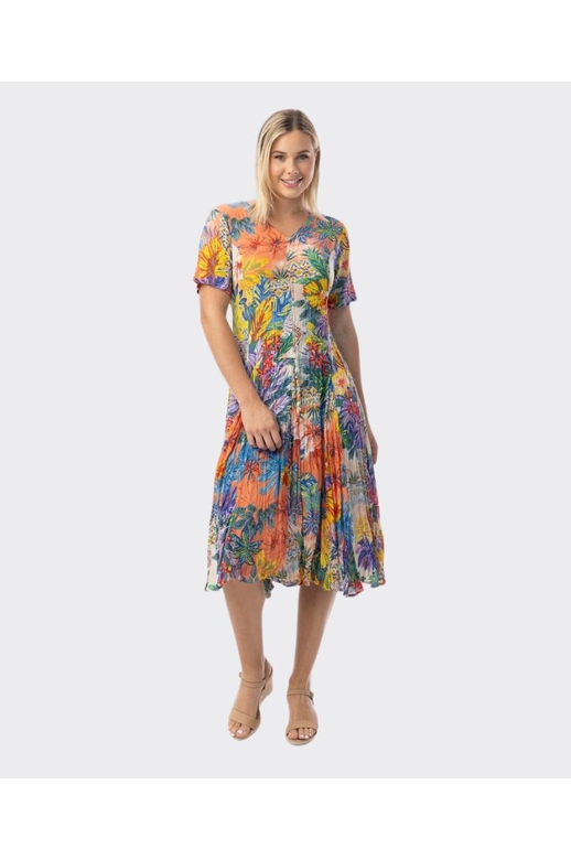 Orientique Dress Godet Aruba