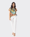 Orientique Top Rolled Neckline Guaratiba