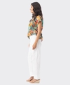Orientique Top Rolled Neckline Guaratiba