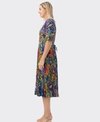 Orientique Dress S/S Godet Zapallar