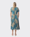 Orientique Dress Godet S/S Ponta Verde