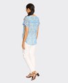 Memo Blouse S/S Drop Hem Chiffon