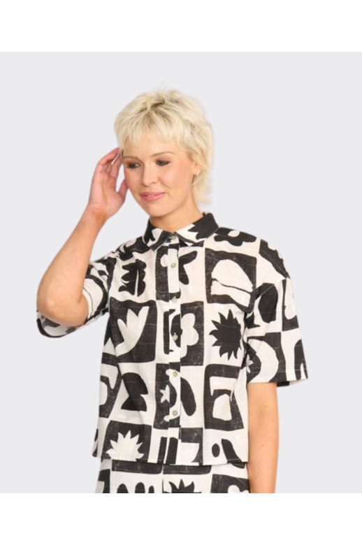 Oh Three Shirt S/S Boxy Print
