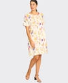 Preen Dress Contrast Facing Shift Linen