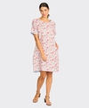 Preen Dress Contrast Facing Shift Linen