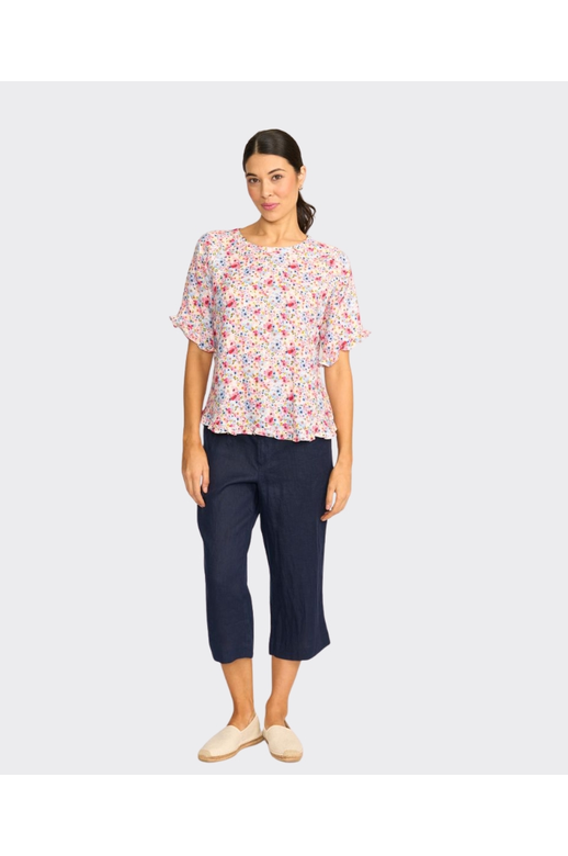 Preen Top Ruffles & Scoop Frill Hem