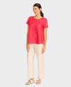 Preen Top Swing Up Down Hem Linen