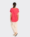 Preen Top Swing Up Down Hem Linen