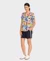 Preen Top Swing Up Down Hem Linen