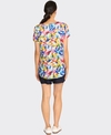Preen Top Swing Up Down Hem Linen