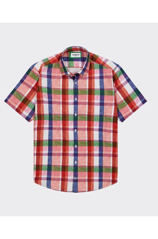 Cambridge Shirt S/S Portsea Bright Check