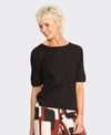 Esplanade Top Wide Neck Elbow Sleeve