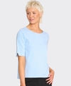 Esplanade Top Wide Neck Elbow Sleeve