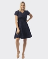Orientique Dress Short Ruched Poplin Essentials