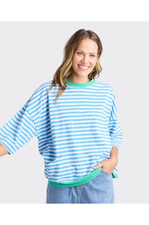 Elm Sweat Maize Stripe Ringer