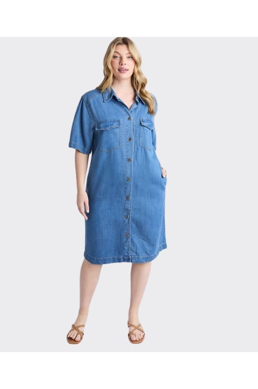 Elm Dress Cora Denim