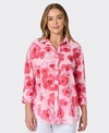 Threadz Shirt L/S Pink Poppies