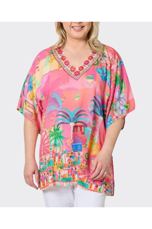 Hammock & Vine Top S/S Mandalay Bay V Neck