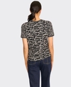 Memo T-Shirt Contrast Rib Words