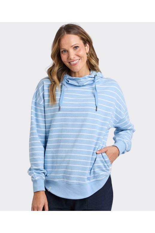 Elm Hoody Stripe Lounger Scoop