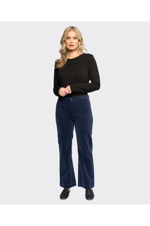 Vassalli Pant Daily Cord Ankle Grazer Straight Leg