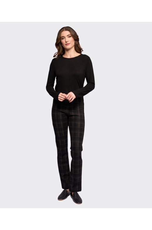 Vassalli Pant Bay Pull On Ponti Slim Leg 