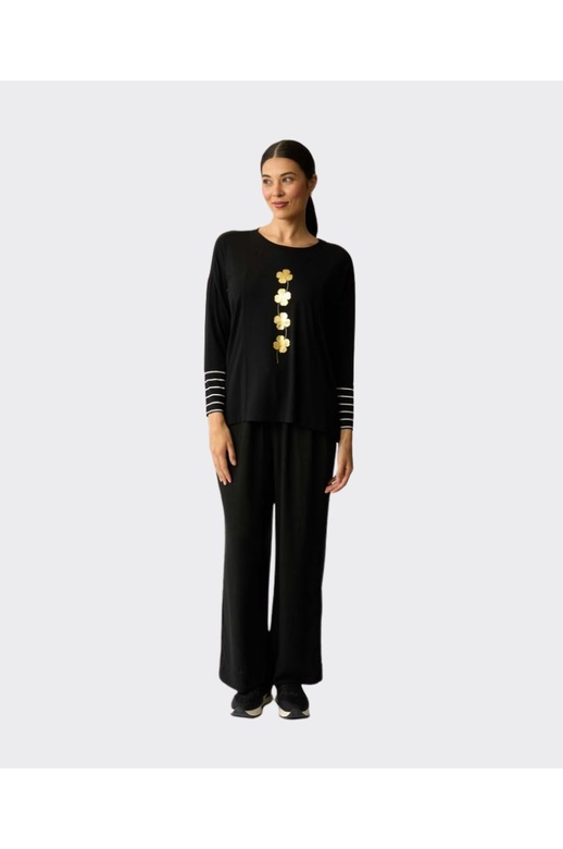 Foil Top Blocked Stripe