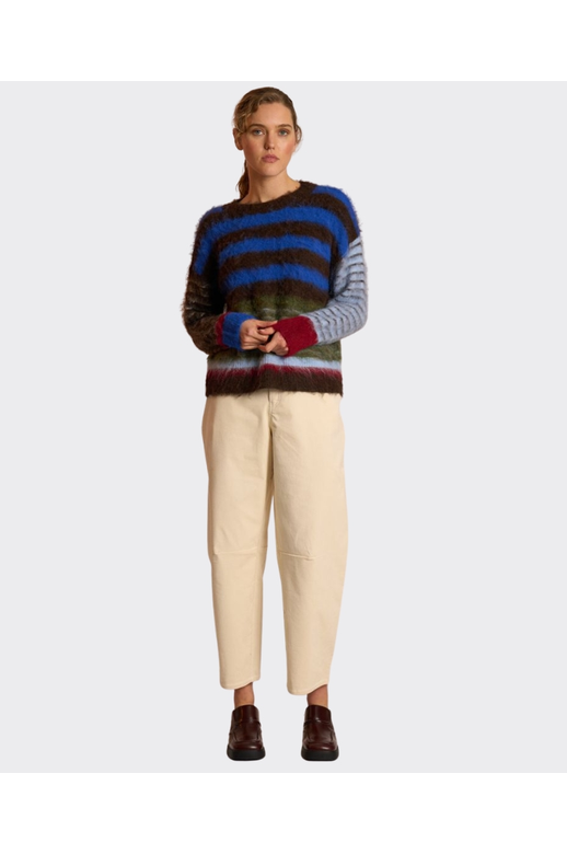 Neris Jumper Pop Art Fluffy Stripes