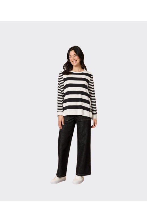 Gordon Smith Top Brighton Stripe Side Button