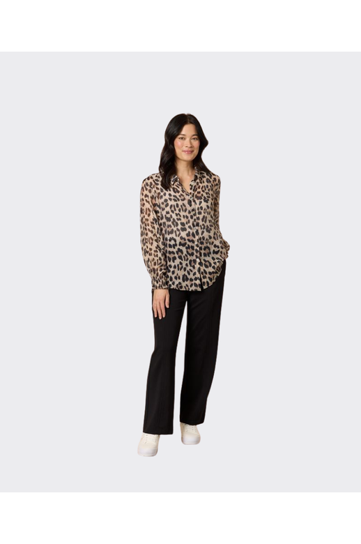 Gordon Smith Shirt Cheetah Print