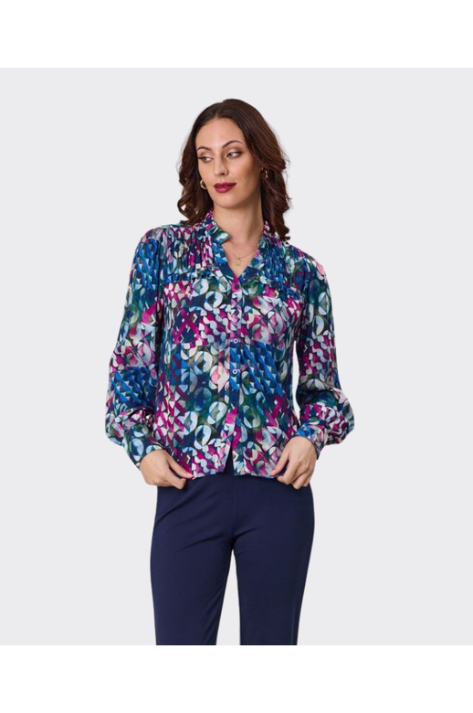 Newport Shirt Splendour Print Button Front