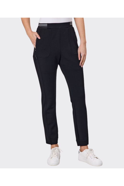 Newport Pant Compass Stripe Trim Waist