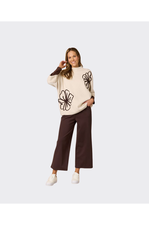 Clarity Knit Mimosa Flower