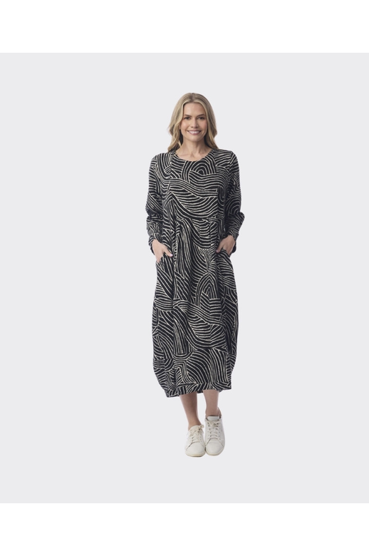 Orientique Dress Yoke/Pleat Benin