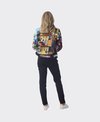 Orientique Jacket Biker Print