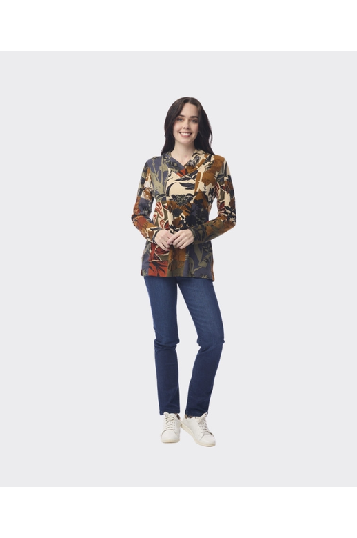 Orientique Top Crossover Neck Dagomba