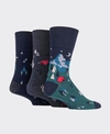 Gentle Grip Fun Feet Under The Stars 3 Pack