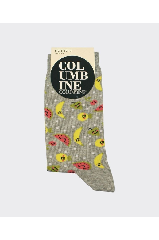 Columbine Cotton Crew Smiling Fruits