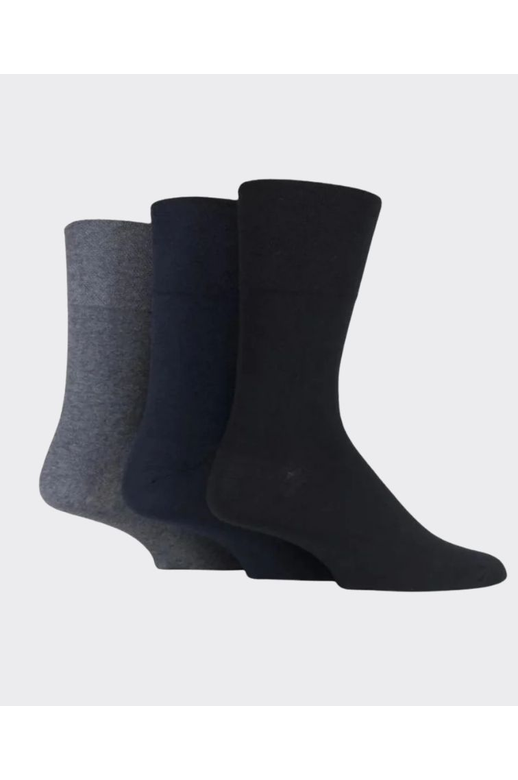 Gentle Grip Mens Dinosauria Socks 3Pk