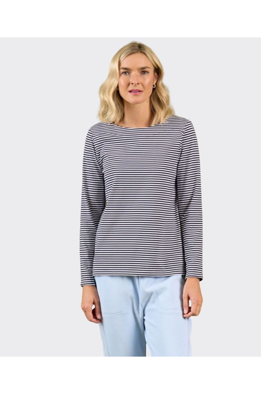Charlie Jane Top Moana Stripe