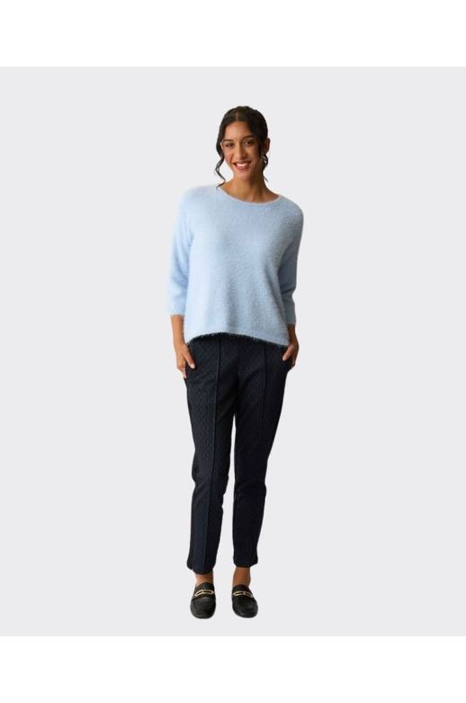 Esplanade Trousers Pintuck Front Cuffed Ponti