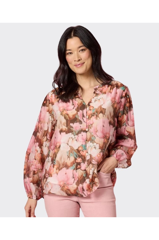 Gordon Smith Top Dakota Print Lined