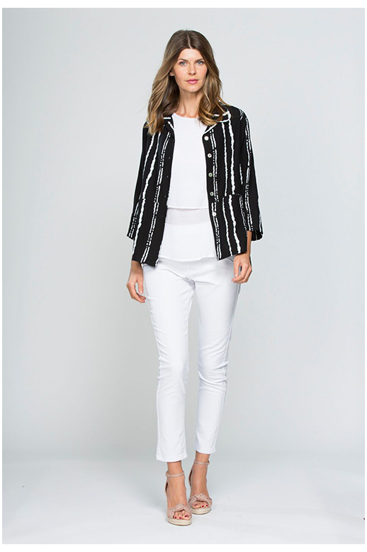 Clarity Jacket Vertical Stripe