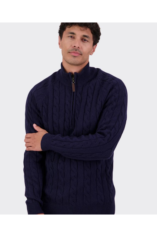 Swanndri Doncaster v2 Zip Cable Knit