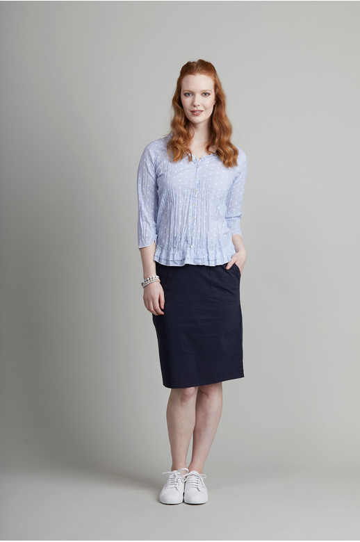 Esplanade Shirt L/S Crinkle Cotton