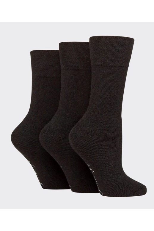 Gentle Grip Wool Walker Socks 3pr  
