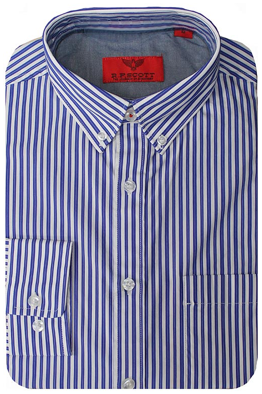 R.F.Scott Shirt L/S Stripe
