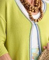 Zaket & Plover Cardi Crochet Trim