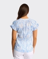 Vassalli Shirt Evelyn Printed Shirring Detail